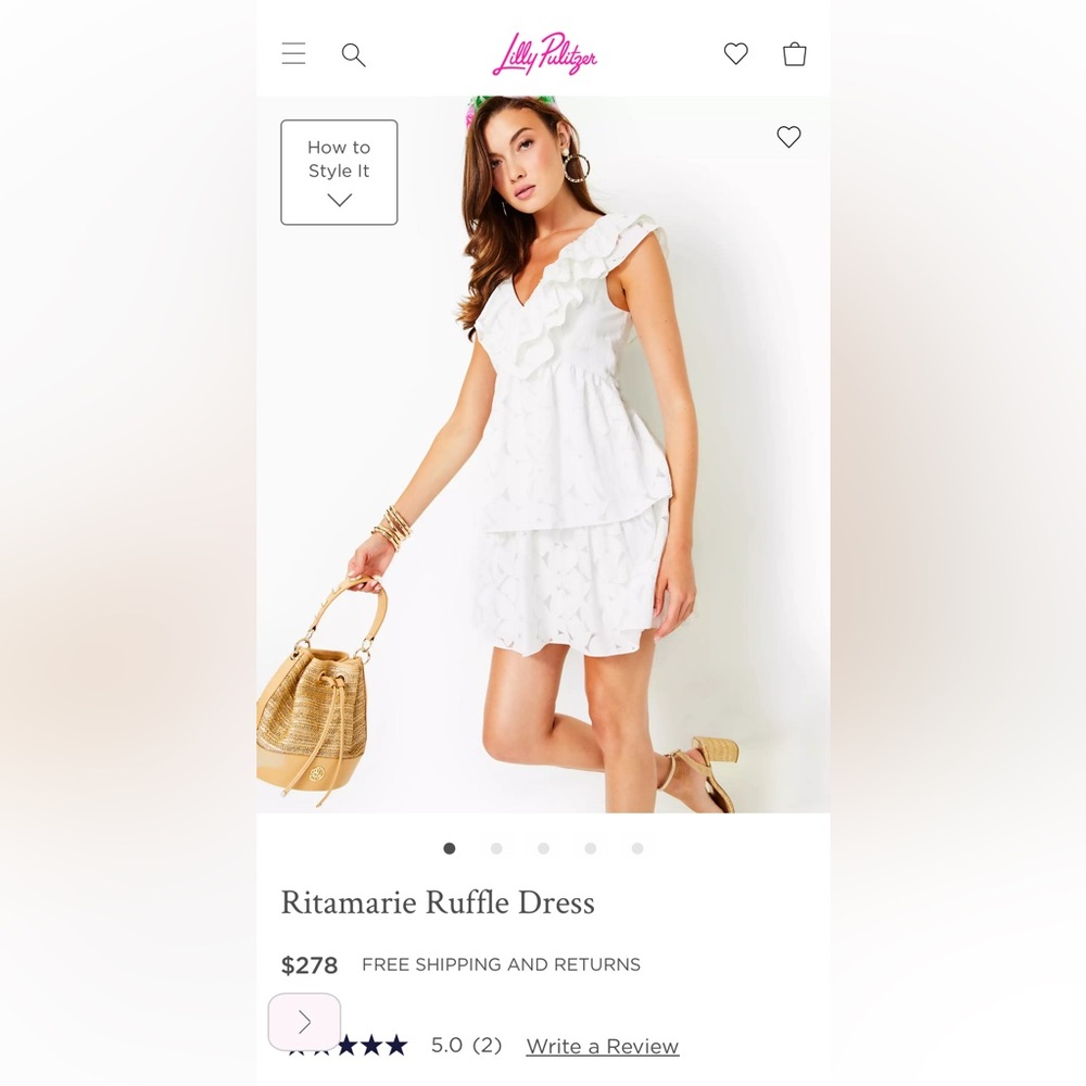 Lilly Ritamarie Ruffle Dress